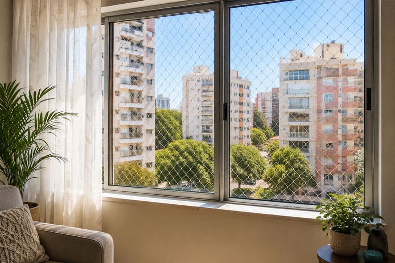 rede de proteção para janela de apartamento
